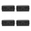 4Pcs Black Outdoor Electrical Box Weatherproof Plastic Outlet Covers 7