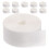 40Pcs White Durable Hat Sweat Liners Comfortable Sweat-Absorbing Pads 1