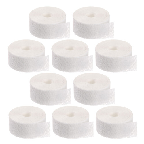 40Pcs White Durable Hat Sweat Liners Comfortable Sweat-Absorbing Pads 1