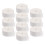 40Pcs White Durable Hat Sweat Liners Comfortable Sweat-Absorbing Pads 3