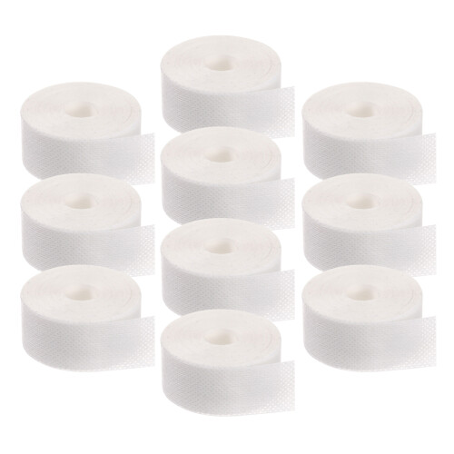 40Pcs White Durable Hat Sweat Liners Comfortable Sweat-Absorbing Pads 2