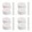 40Pcs White Durable Hat Sweat Liners Comfortable Sweat-Absorbing Pads 4