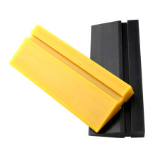 Car Vinyl Wrap Squeegee with Soft Rubber Blade for Bubble Window Tint and Auto Detailing, Yellow Black