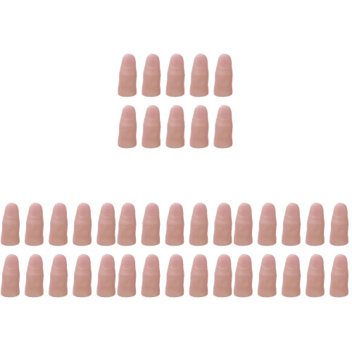 80 Pcs Simulation Finger Stall Thumb Performance Props 2