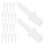 60Pcs Plastic Shutter Replacement Pins White Window Repair Tools Kit 3