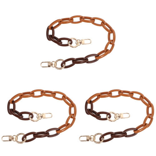 3 Pieces Bag Chain Strap Replacement Shoulder Straps Replacements 2