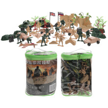 2 Sets Mini Army Figuines Soldier Toys Man 7x3x3cm