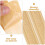 2St Plakbare PVC Plintstrip Stevige Muurafwerking Khaki 8