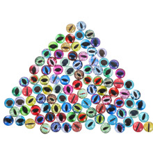 200St DIY Glazen Voor Veiligheid Ronde Mix Kleuren