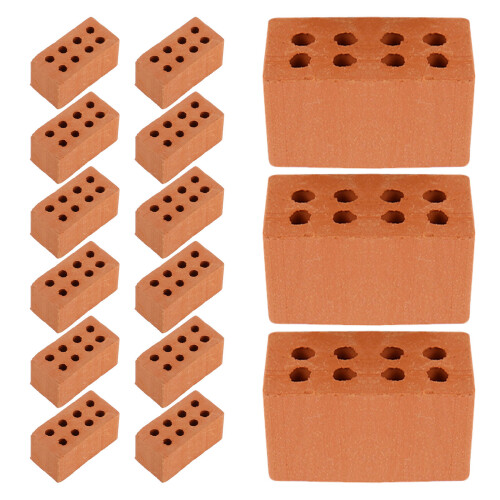 200St Keramische Mini Bakstenen Chocolade Voor Mini Modelbouw 1