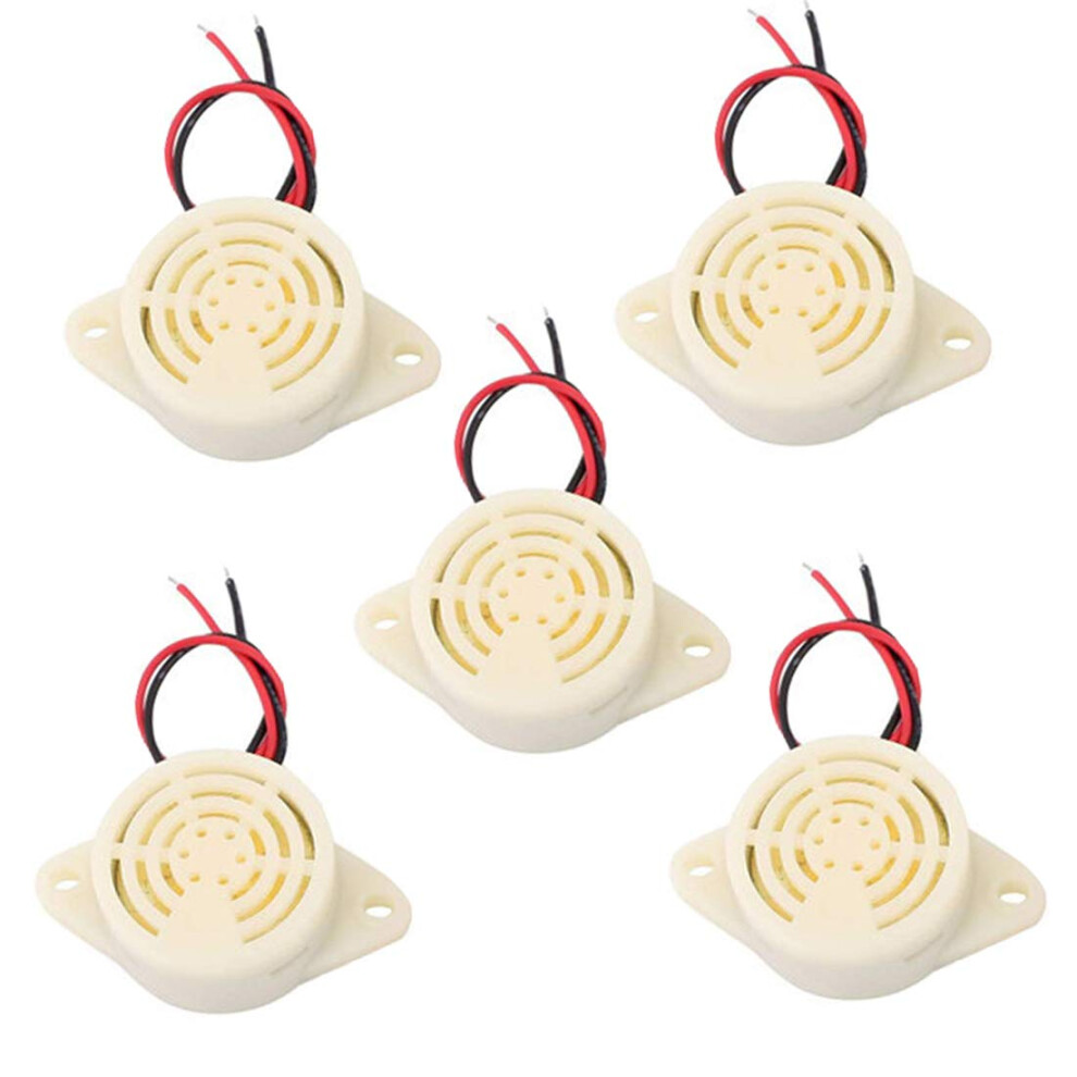 5Pcs 95Db Alarm Buzzer 324V Electronic Buzzer Loud Continuous Beep Alert Durable Build 9070919791635