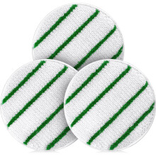 17 Inch DualSided Carpet Cleaning Bonnet with Scrubber Strips, Commercial Grade Rotary Floor Scrubber Pads