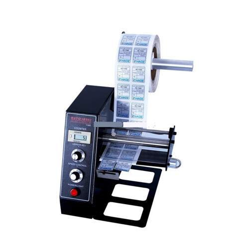 Automatic Label Dispenser with Digital Speed Control and LED Counter for Barcode Stickers 2