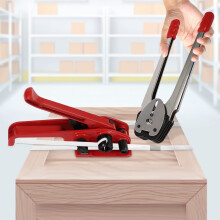 Heavy Duty Strapping Tensioner Tool and Sealer Kit for Pallet Banding, Tension Performance