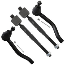 Tie Rod End Kit Suspension Set for Nissan Altima Maxima, Complete 4Piece OE Replacement