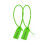 50pcs Plastic Tamper Evident Security Seals with Unique Number Tracking Pull Tight Self Locking Tags Green 1