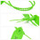 50pcs Plastic Tamper Evident Security Seals with Unique Number Tracking Pull Tight Self Locking Tags Green 4