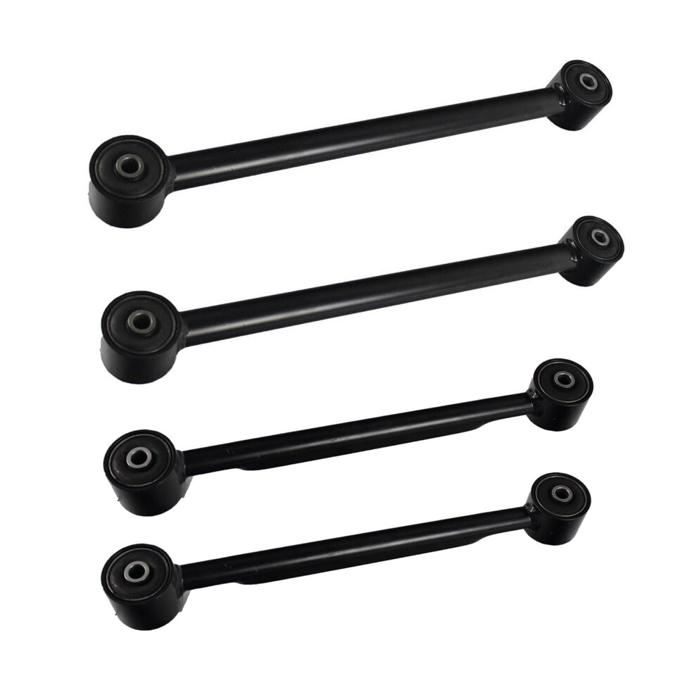 4Pcs Rear Upper And Lower Control Arms With Trailing Arms For Chevy Trailblazer Gmc Envoy Buick Rainier Saab 97X 9113335602526