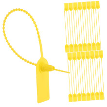 100Pcs Tamper Evident Security Seals Numbered Plastic Zip Ties for Luggage Trucks and Storage