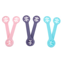 Bib Clips Set for Baby Feeding and Travel, Secure Holder with Easy OneHand Use, 6pcs