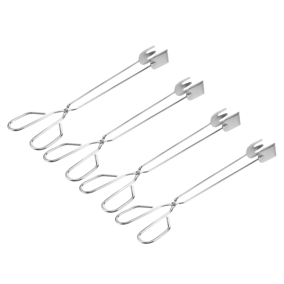 Light 4Pcs Stainless Steel Trash Picker Grabber Tool With Ergonomic Grip For Lawn Park And Outdoor Cleanup