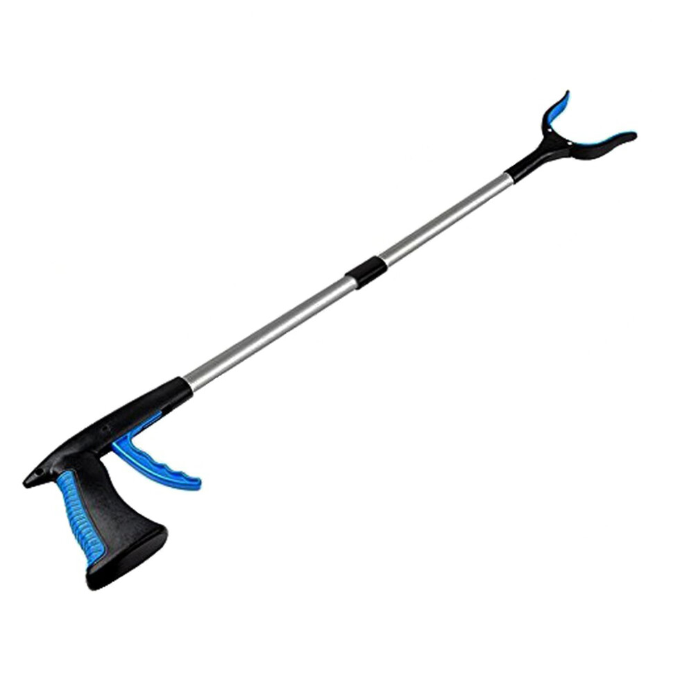 Reacher Tool 32 Inch Foldable Long Reach Litter Picker with Ergonomic Grip for Elderly