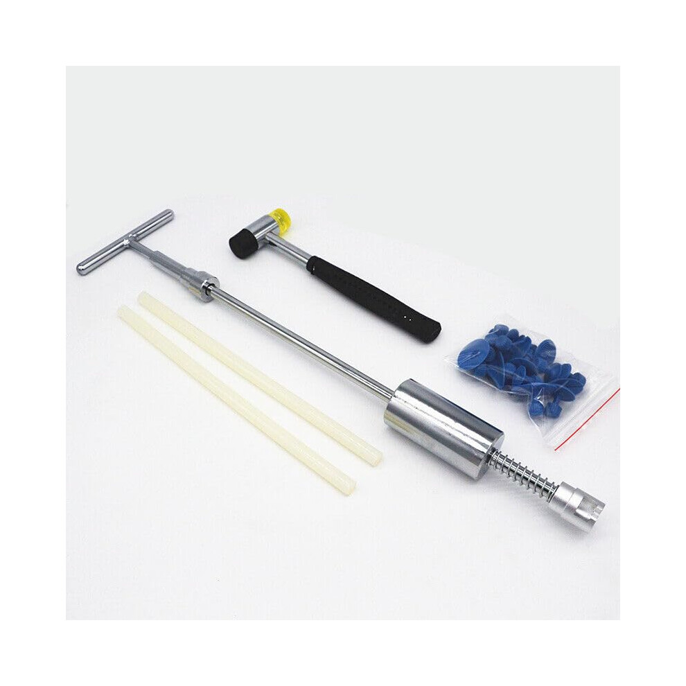 Paintless Dent Kit With Glue Tabs Car Dent Puller Tool And Rubber Hammer For Auto Body 9070919792465