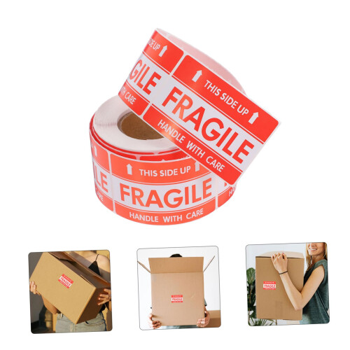 Fragile  Labels Roll with Strong SelfAdhesive and EyeCatching Design for Package Protection 2
