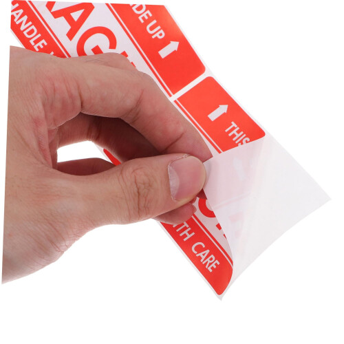 Fragile  Labels Roll with Strong SelfAdhesive and EyeCatching Design for Package Protection 1
