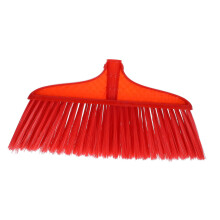 Replacement Broom Head with Flexible Thick Bristles for Indoor and Outdoor Floor Sweeping and Corner Cleaning