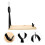 2Pcs Metal Ham Storage Rack Beige Stable Desktop Ham Stand 11