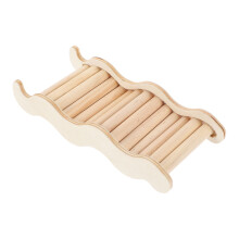 2Pcs Durable Wood Hamster Ladder Toy for Cage Climbing and Play