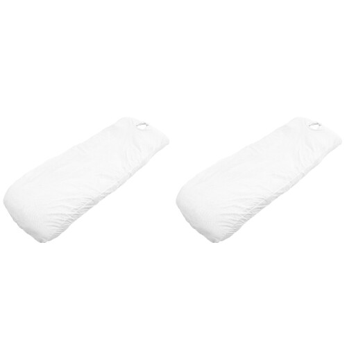 2Pièces Cache-Lit Massage Blancs Pour Spa Et Salon Esthétique 1