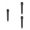 3Pièces Microphone Noir Simulé Pour Jeux Costume 9