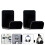6Pièces Support Casque Noir Polyvalent Pour Usage Domestique 11