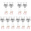 10Pièces Clip -Partition Clarinette Argent Durable Pour Maison 2
