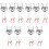 10Pièces Clip -Partition Clarinette Argent Durable Pour Maison 3