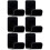 6Pièces Support Casque Noir Polyvalent Pour Usage Domestique 9