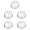 5Pcs Durable Metal Covers for Fire Sprinkler Heads 7