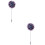 2Pièces Broche Costume Style Raffiné Pour 6