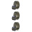 3Pièces Ceintures Nylon Tactiques Vertes Rapide Durable 8