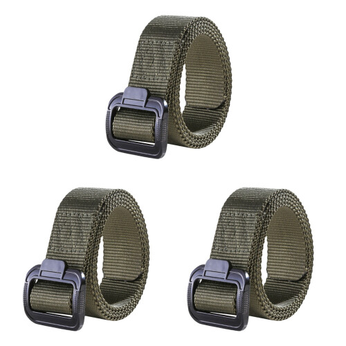 3Pièces Ceintures Nylon Tactiques Vertes Rapide Durable 1