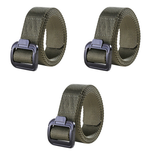 3Pièces Ceintures Nylon Tactiques Vertes Rapide Durable 2