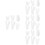 4Ensembles Blanches Coton Sublimation Personnalisables DIY 6