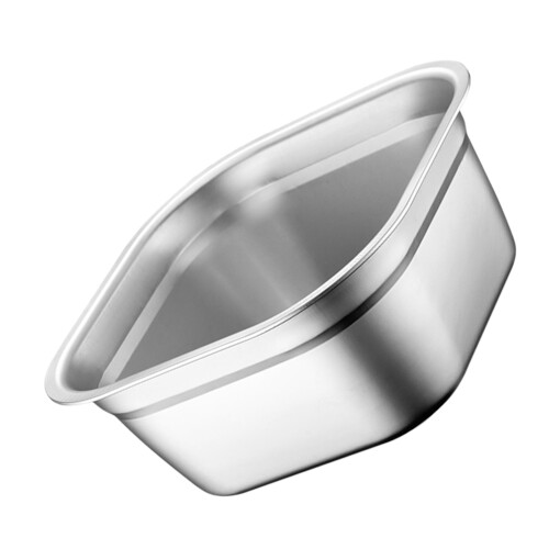 3Pièces Acier Cuisine Forme Carrée Argent 2