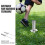 2Pièces Base Stable Football Argenté Usage Extérieur 6
