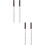 4Pièces Sourcils Micro-Fourchette Waterproof Durable 7