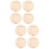 8Pièces Enseignes Bébé Bois Beige Pour 7