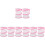8Pièces Cage D’élevage Tissu Rose Et 4