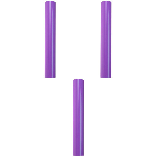 3Pièces Vinyle Htv Violet Pour Cuir Tissus Résistants Souples 2